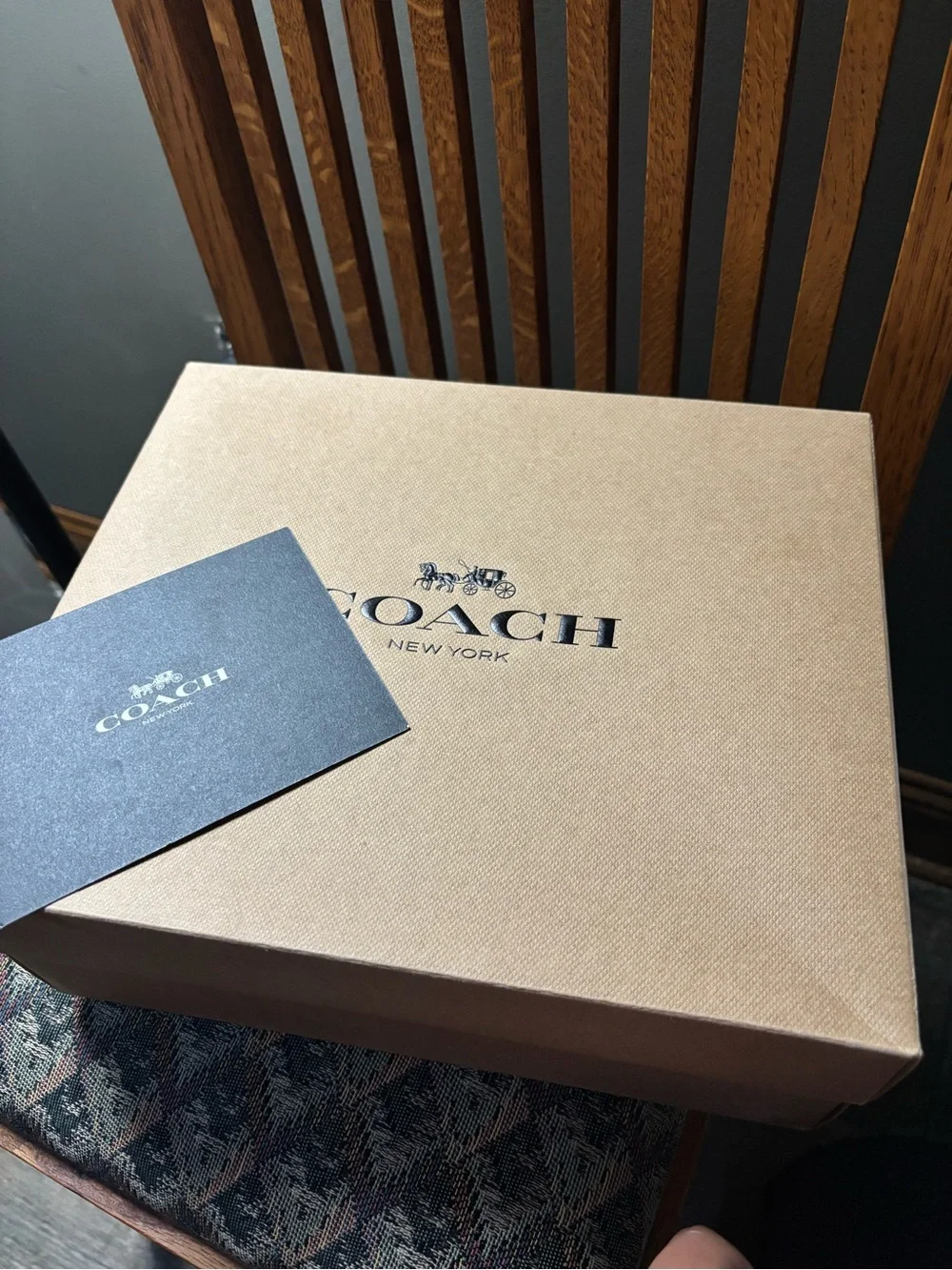 Coach (Teri Shoulder Bag) Signature Shoulder Bag Tan/Brown with Gold Accents NEW